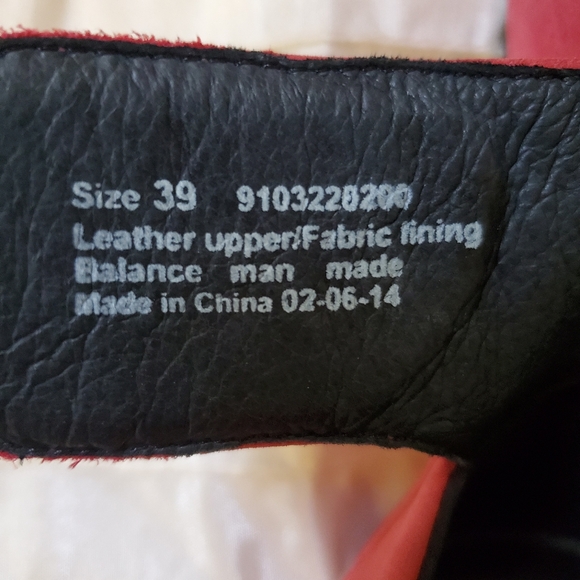 Dansko Red Women's Mary Janes with Ankle Strap Size 39 - Picture 5 of 6